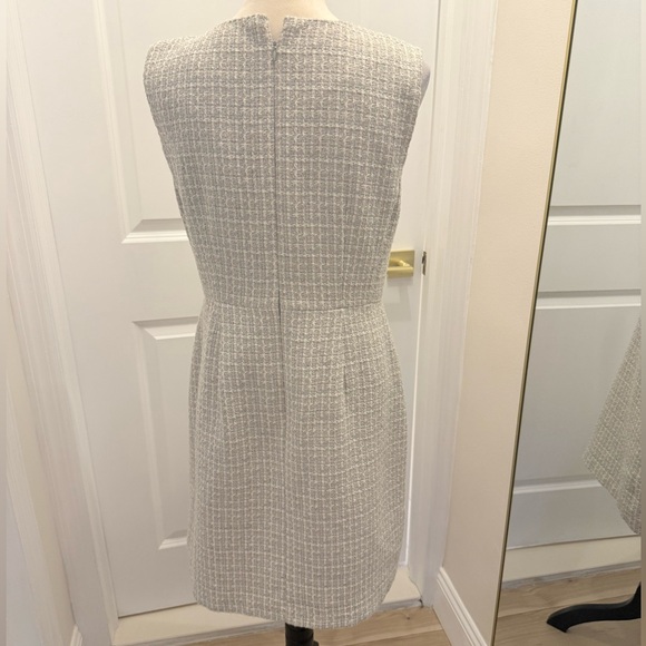 ANN TAYLOR GRAY TWEED SHEATH DRESS 6 - Picture 3 of 12